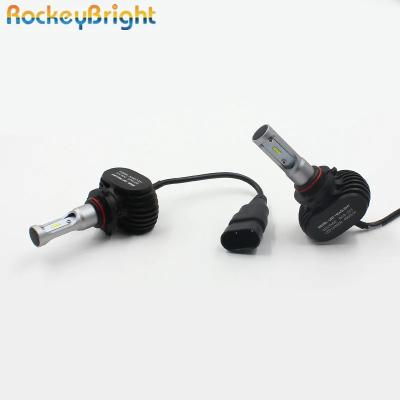 Rockeybright 50 Вт светодиодный головной светильник наборы ламп 8000LM 6000K 9005/hb3 CSP
