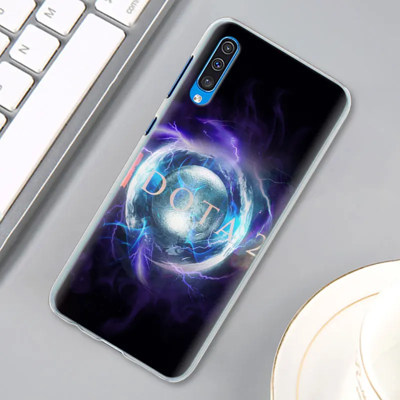 Dota 2 логотип Чехол Крышка для samsung Galaxy A30 A40 A50 A70 A6 A8 плюс A7 A9 M30 чехол для телефона Coque