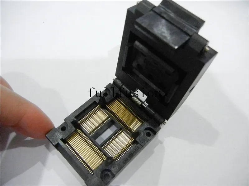 Фотоэлектрическая тестовая розетка QFP80P с шагом 0 8 мм размер корпуса 14x20 LQFP80