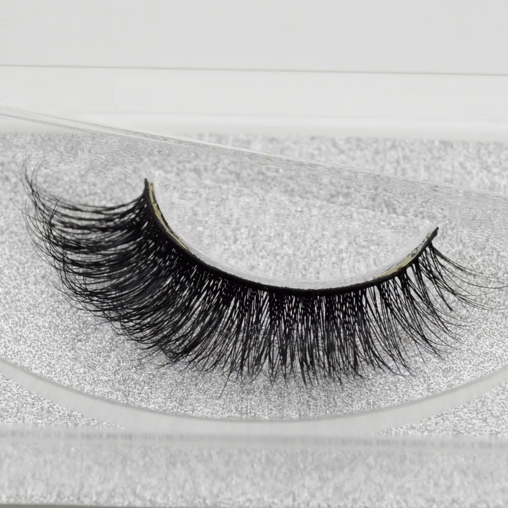 

Visofree Mink False Eyelashes Classic Collection Upper Lashes Natural & Lightweight Mink Lashes 1 pair Glitter Packaging A19