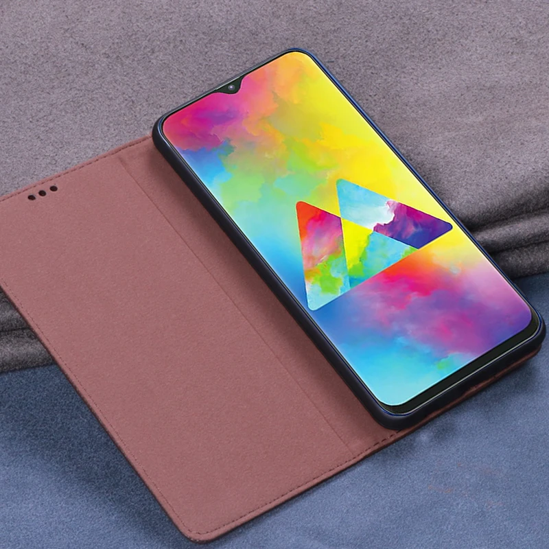 Чехол AIBOULLY для Samsung Galaxy M10 M20 мягкий силиконовый кожаный чехол с откидной крышкой