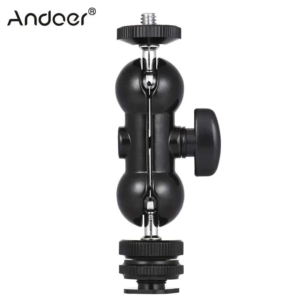 Andoer многофункциональный двойной кронштейн с шаровой головкой Magic Arm Ballhead