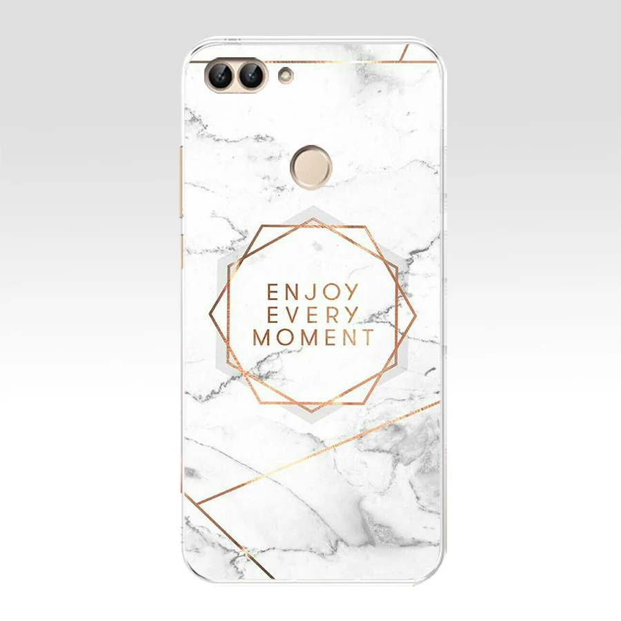 41 N huawei P Smart чехол TPU Мягкий силиконовый прозрачный чехол для телефона huawei P Smart Cover FIG-LX1 Enjoy 7S Чехол - Цвет: 41