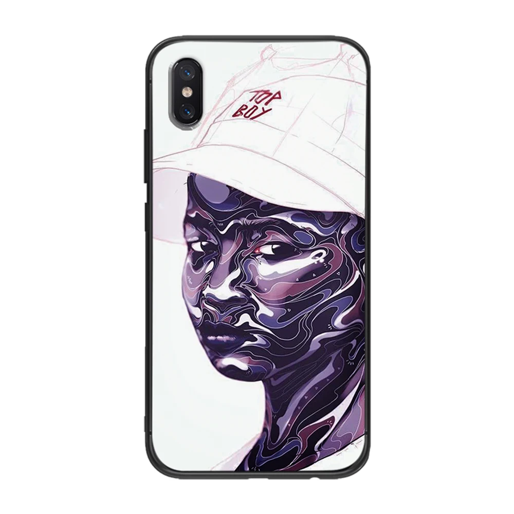 Black African art trend girl illustration For Xiaomi Redmi Note 5 S2 7 Plus 6 3 3S Pro 4A 4X 5A 6A Prime Case Mi 9 8 RG Lite | Мобильные