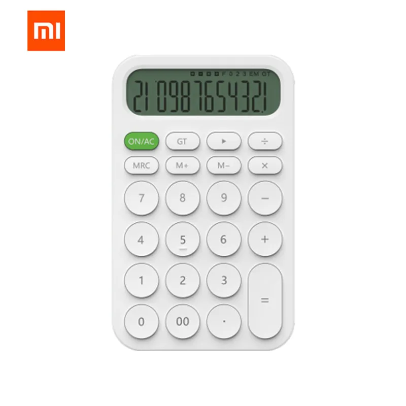 Xiaomi Mijia MIIIW 12 цифровой электронный Калькулятор простой светодиодный дисплей