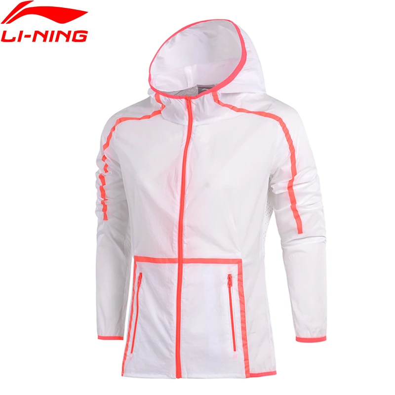 (Клиренс) Li-Ning Женская Pro-Jogger Беговая ветровка супер светильник спортивные куртки
