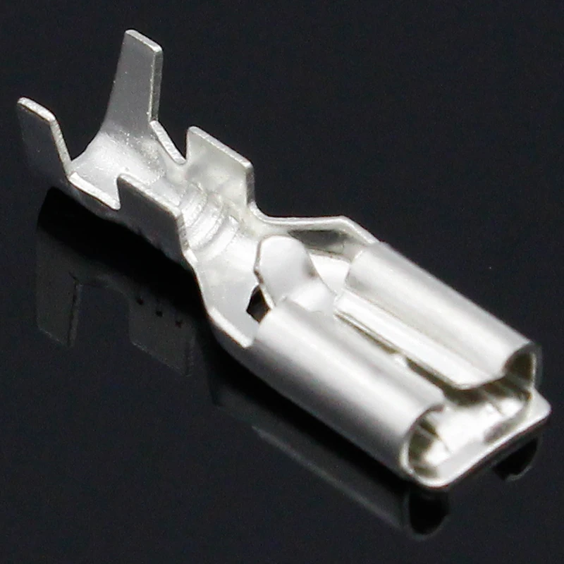 Обжимная Клемма 4 8 мм 50 шт. гнездовой Соединитель с чехол|spade connector|female spade connector4.8mm