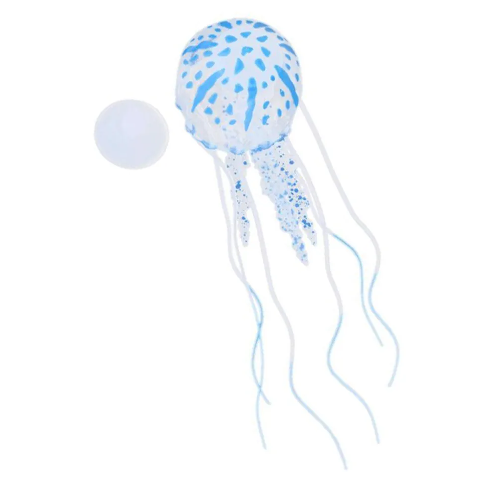 Aquarium Ornament Fish Jellyfish Decoration Glowing Effect Tank Artificial &amp Aquatic Pets | Дом и сад
