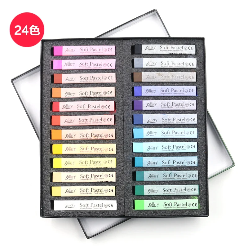 24 color 12/24/36/48/72 Цвет мягкий карандаш Круглый масляная пастель для художника граффити живопись чертежная ручка школьные канцелярские принадлежности для волос Цвет ing ручка - Цвет: 24 color