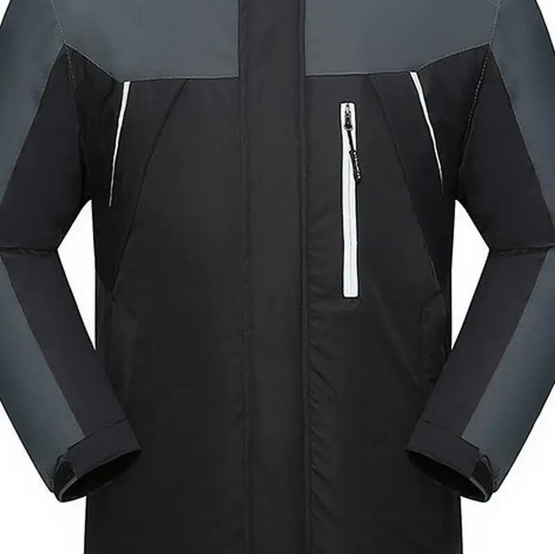 M-5XL 2019 Модная брендовая зимняя куртка для мужчин с капюшоном теплое утепленное
