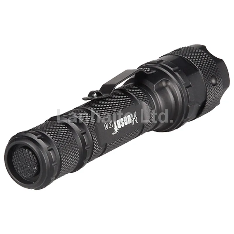 Фонарик Hugsby P4 Cree светодиодный 250 люмен 3 режима черный (1x18650/2x16340 / 2x CR123)|flashlight reader|led