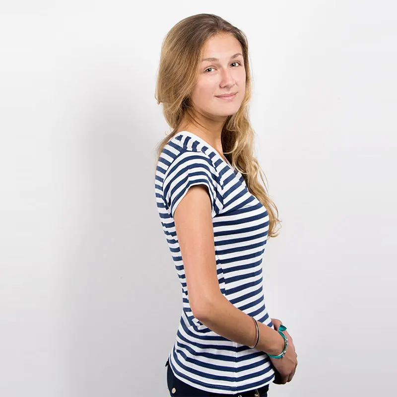 Women Brand T Shirt Ladies O-neck striped Cute Cartoon Print short Sleeve Slim Cotton Tops Tees Plus Size WT700 | Женская одежда