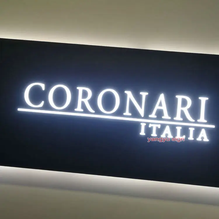 Наружный и внутренний 3D светодиодный светильник буквы акриловые рекламные