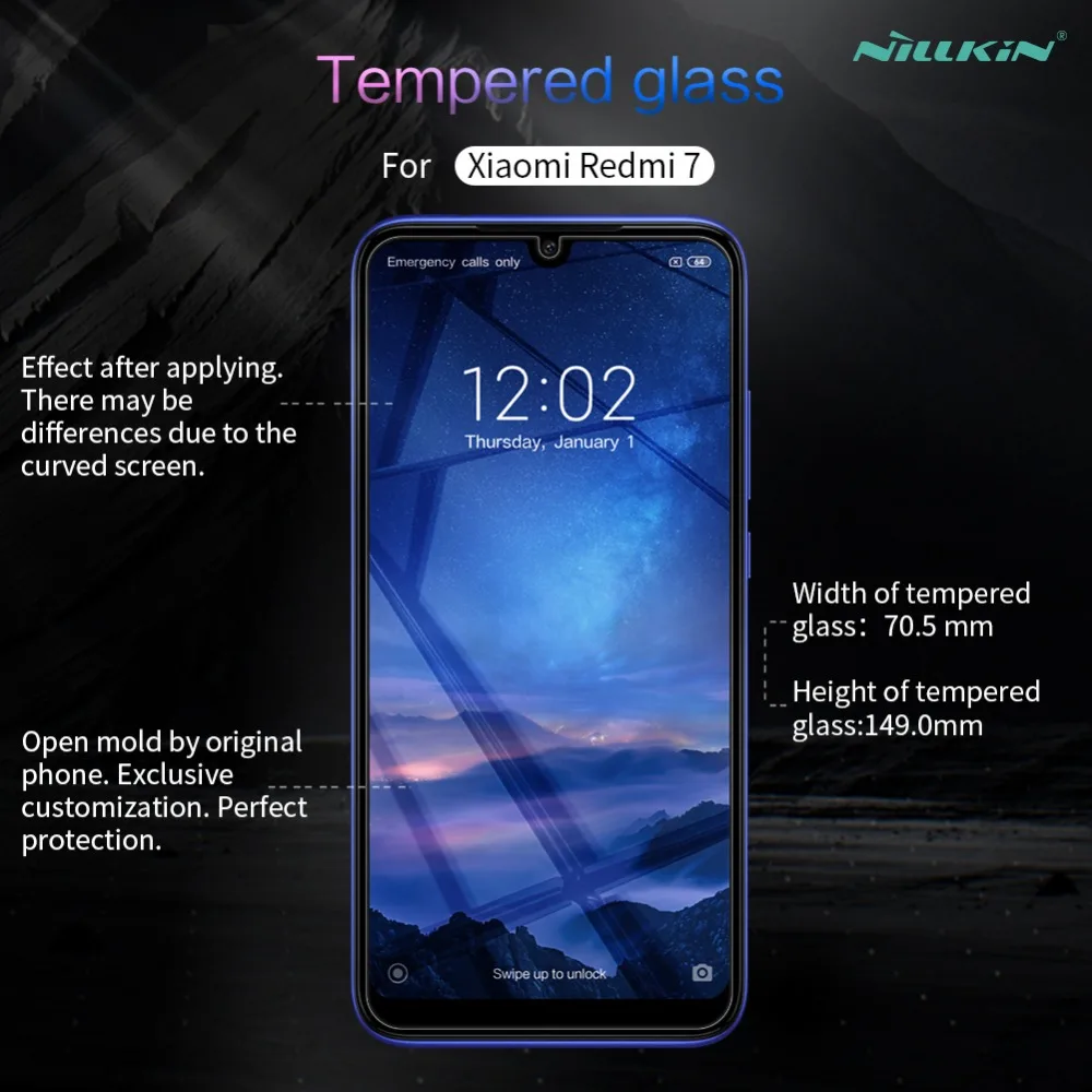 Nillkin 0,33 мм 9H Защита экрана для Xiaomi Redmi Note 7 стекло на Note 7 Pro защитная пленка из закаленного стекла для Redmi 7 Note7