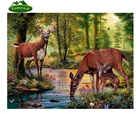 Алмазная 5d Вышивка сделай сам, животные, алмазная живопись, детали, вышивка крестиком, картины Стразы, пейзаж