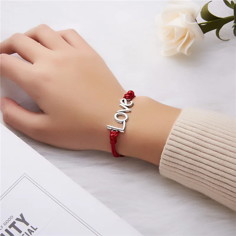 Браслет Rinhoo с надписью make a wish heart love модный браслет совами листьями пчелами