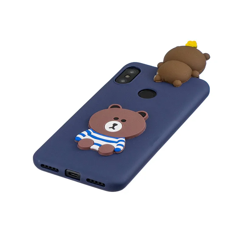 Для xiaomi mi a2 lite чехол для Coque xiaomi mi A2 Lite Xio mi A1 A2 A 2 lite чехол 3D единорог панда кукла мягкий чехол для телефона s