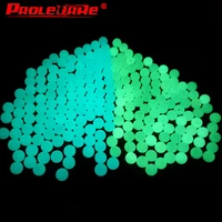 proleurre 5mm luminous beads fishing space beans round float balls stopper light balls sea fishing tackle lure accessories