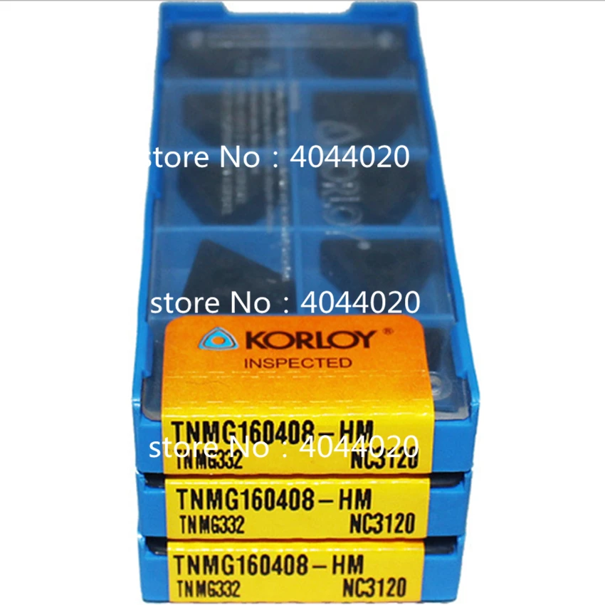 KORLOY TNMG160408 HM NC3120 10 шт. хорошего качества новый оригинальный|Токарный инструмент| |