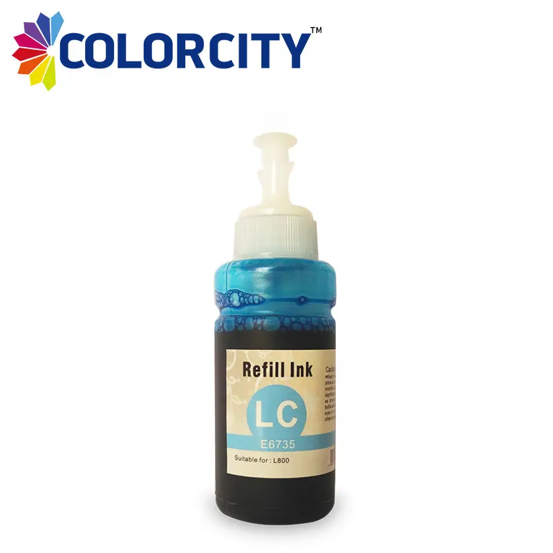 1 шт. 70 мл свет Cyan LC чернила T6735 Специальные краски для Epson L100 L111 L110 L200 L210 L201 L211 L220 l800