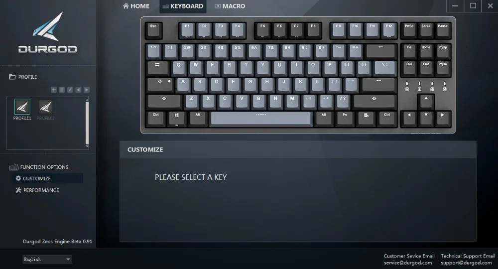 Механическая клавиатура durgod 87 Телец k320 с помощью переключателей cherry mx pbt doubleshot keycaps коричневый синий черный красный серебристый переключатель
