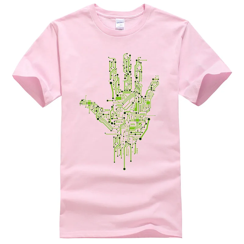 Мужская футболка с короткими рукавами хлопковая высокого качества печатным