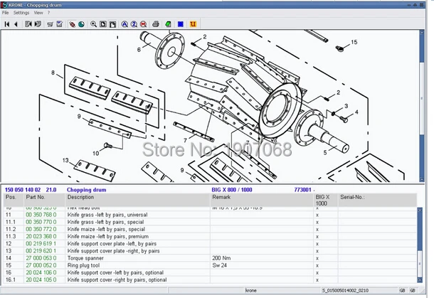 Каталог запасных частей для сельского хозяйства кроны 2013|parts catalog|catalog partscatalog |