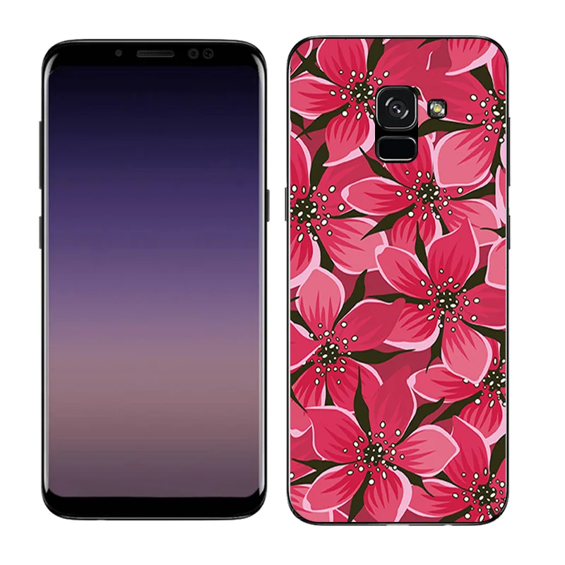 Мягкий силиконовый чехол для Samsung Galaxy A8 + Plus 2018 модные окрашенные чехлы из ТПУ A730F |