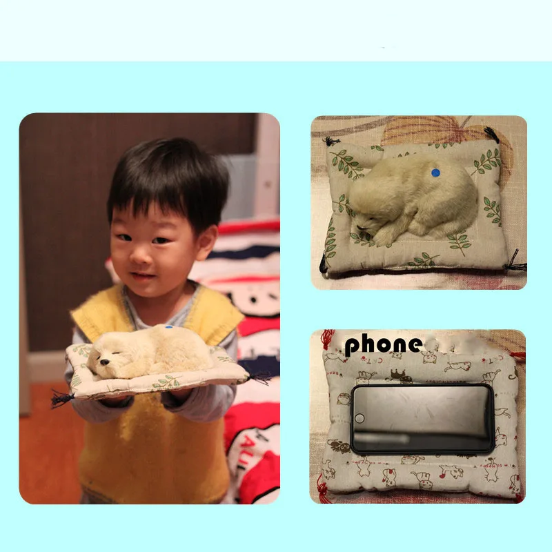 Мягкая Золотая игрушка собака милая Имитация животных поделки куклы плюшевая