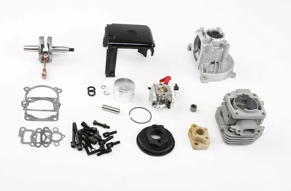 1/5 Rovan 4 Bolt 36cc комплект газового двигателя обновленные детали с 1107 Walbro карбюратор