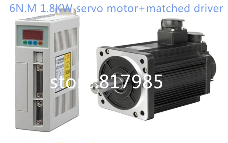 6N. M 1.8KW 3000 об/мин 110ST AC Серводвигатель 110ST-M06030+ совпадающий Серводвигатель+ кабель полный комплект двигателя