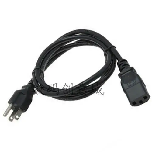 Универсальный шнур питания 3 зубец в американском стиле кабель переменного тока