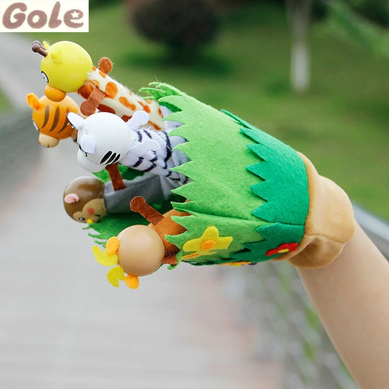 Brinquedos Menino Toy Story Animal Finger Puppets Set Amusing Game Parent Child Interaction Teaching Toys Family | Игрушки и хобби
