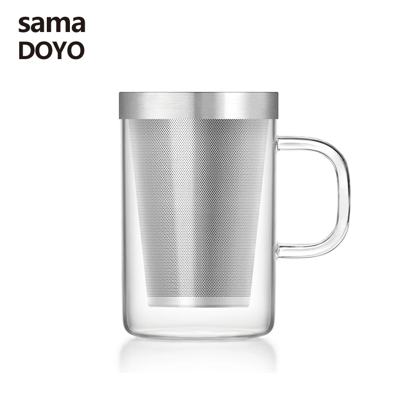 Стеклянный чайник Samadoyo для заварки чая многофункциональная кружка чаша из