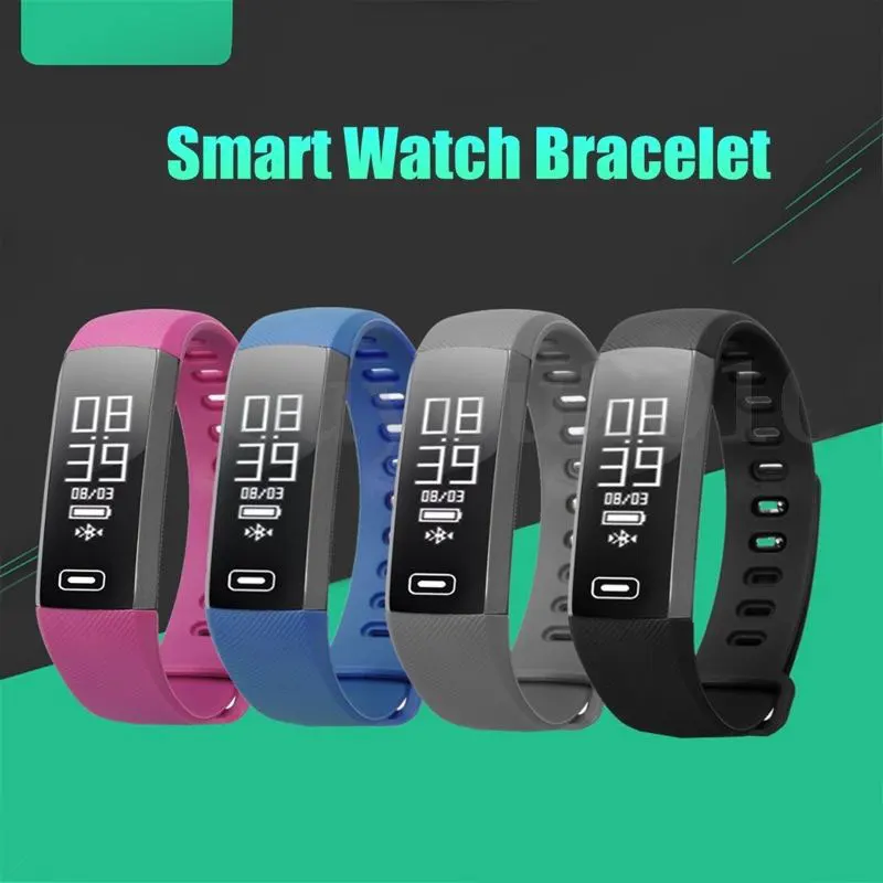 Smart Bracelet Fitness Tracker Heart Rate Blood Pressure Monitor Call Reminder Wristband for Android iOS System | Электроника