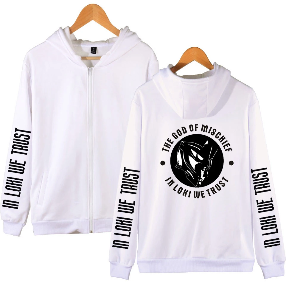 Новинка 2019 толстовки LOKI с логотипом на молнии свитшот крутая модная
