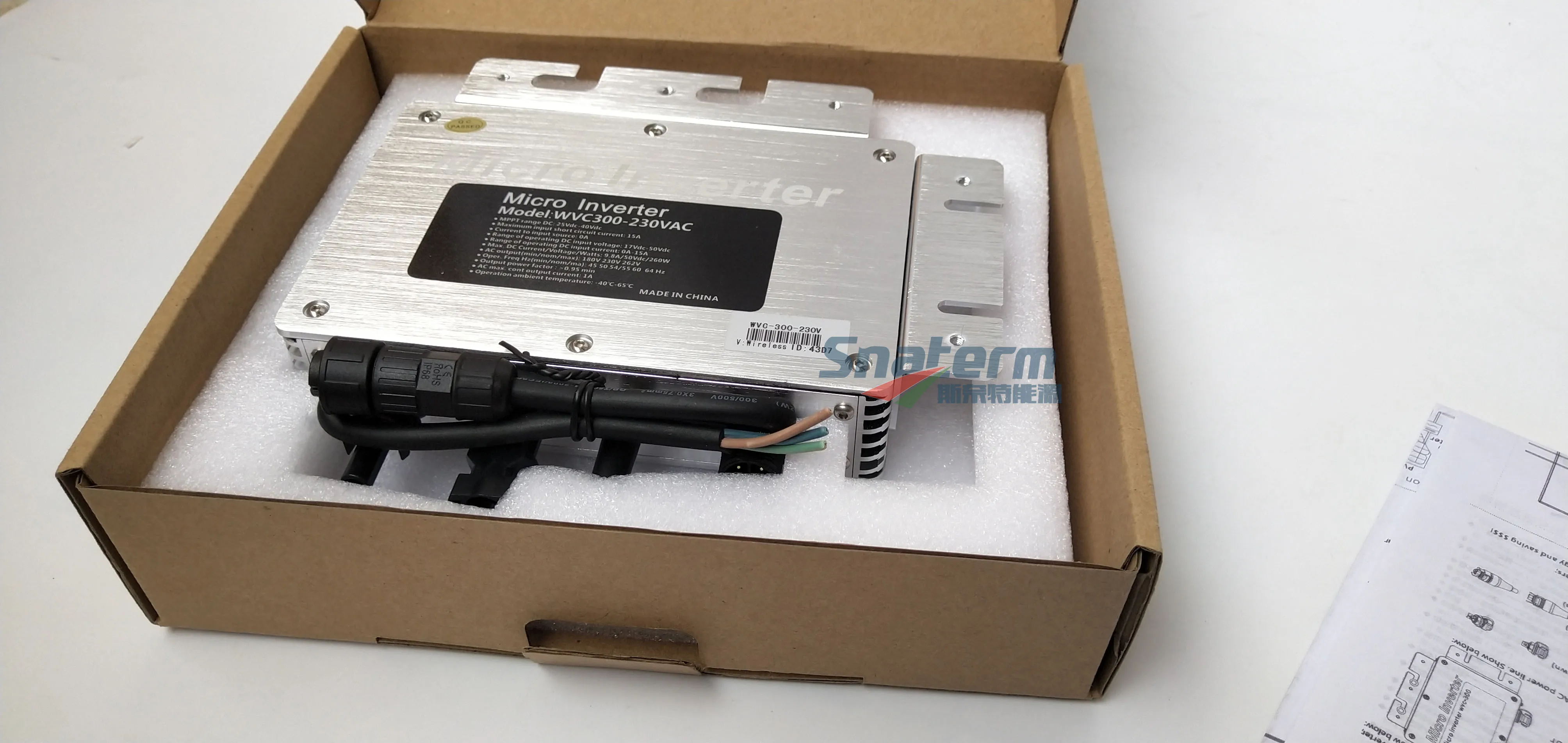 Новинка! WVC300W Wi Fi версия Солнечный на сетке инвертор IP65 Водонепроницаемый