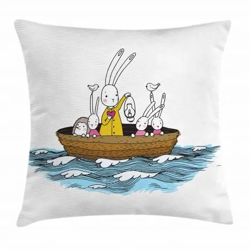 Cartoon Fairy Tale Characters Mermaid Pillow Euro Cover Decorative Massager Pillows Home Decor Gift | Дом и сад