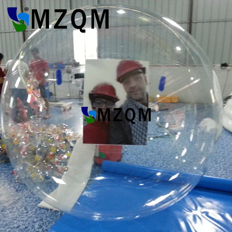 MZQM 1 0 мм ПВХ 2 м надувной водяной шар водный человеческий хомяк мяч в рост|inflatable