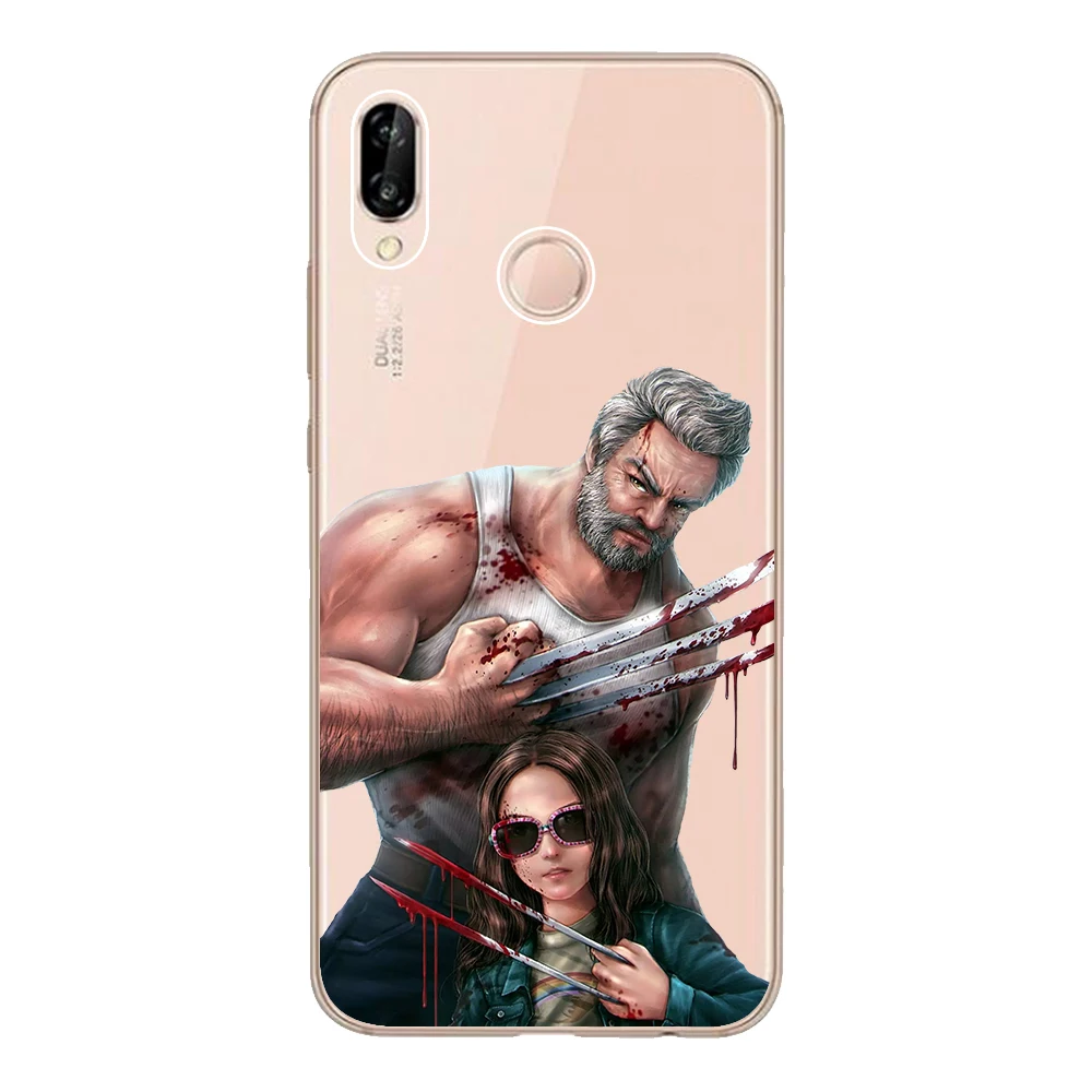 Мягкий чехол из ТПУ для Huawei P20 Lite 5 84 &quot силиконовый с человеком-пауком Железным