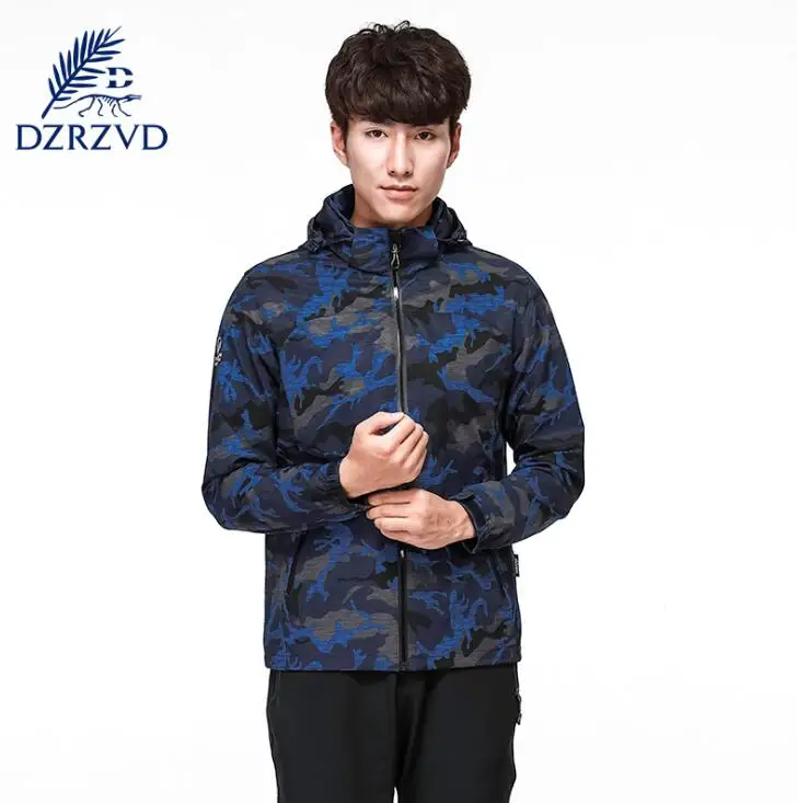 Осенне зимняя мужская камуфляжная Водонепроницаемая дышащая куртка для спорта