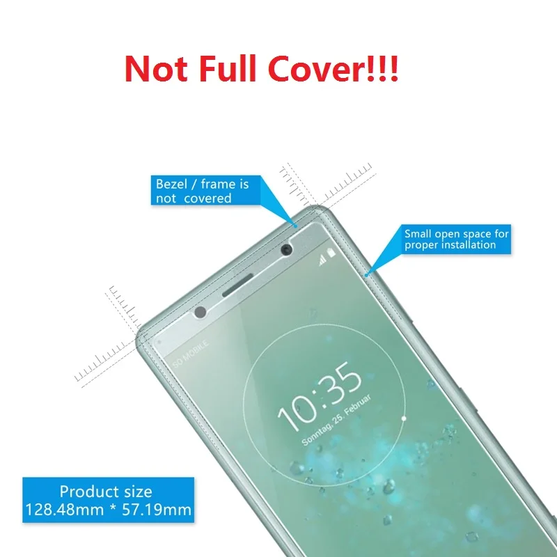 3 шт. Защитное стекло для sony Xperia XZ2 XZ1 Compact XZs XZ Premium XA XA1 XA2 ультра закаленное стекло защитная пленка из фольги
