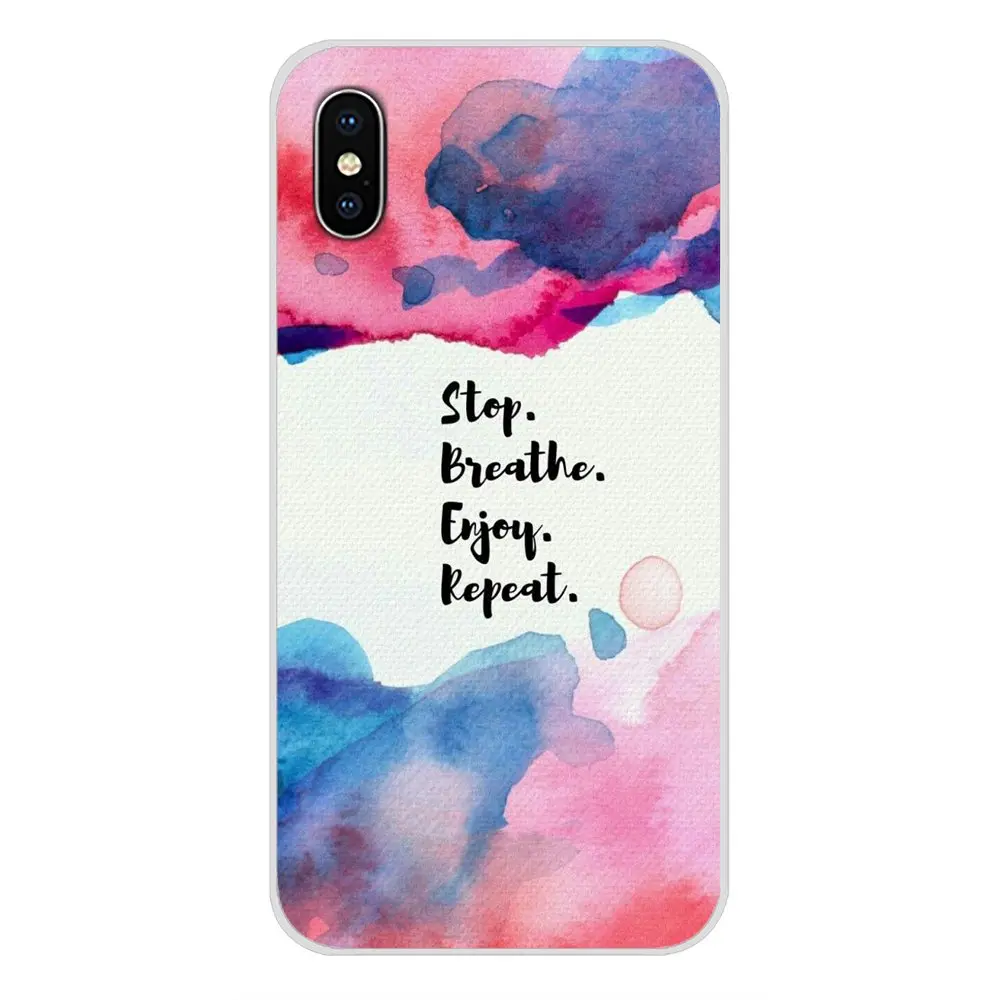 Оставайтесь положительным настольным компьютером для Apple iPhone X XR XS MAX 4 4S 5 5S 5C SE 6 6S 7