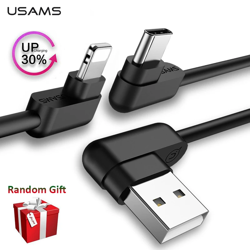Usb кабель для iPhone X 8 7 6 5 6s plus двойной L изгиб 2А usb синхронизации type C зарядное