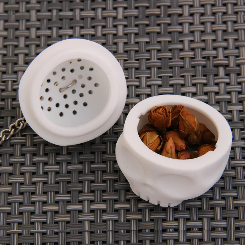 Топ силиконовый скрещенные кости чайные череп Чай Infuser Т образные крестообразной