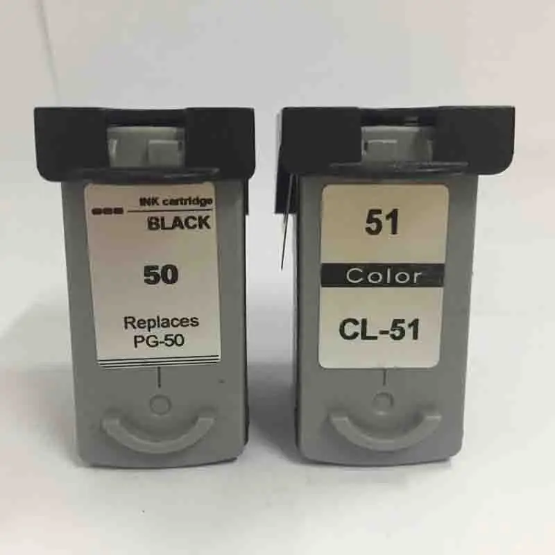 Совместимый чернильный картридж Vilaxh 2 шт. pg50 cl51 для Canon Φ PIXMA iP2200 iP6210D iP6220D MP160 MP170 |
