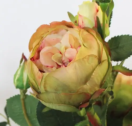Рождественские украшения для дома, искусственные цветы пиона, свадебные украшения, вечерние декоративные цветы - Цвет: green