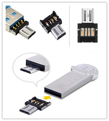 2 шт 5pin Micro USB OTG кабель адаптер конвертер флэш U диск для Xiaomi htc samsung HuaWei телефон планшет