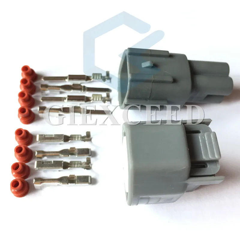 4 Pin 6189-0629/90980-11028 6188-0517/90980-11027 автомобильный разъем для Toyota 1JZ-GTE 2JZ-GTE кислорода Сенсор розетка на перегородке