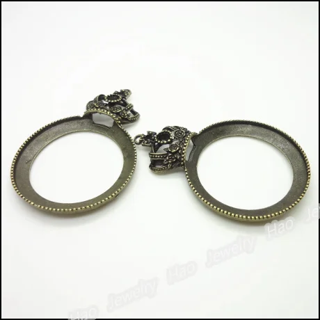 20 шт. винтажные подвески в виде короны античные бронзовые из цинкового сплава для